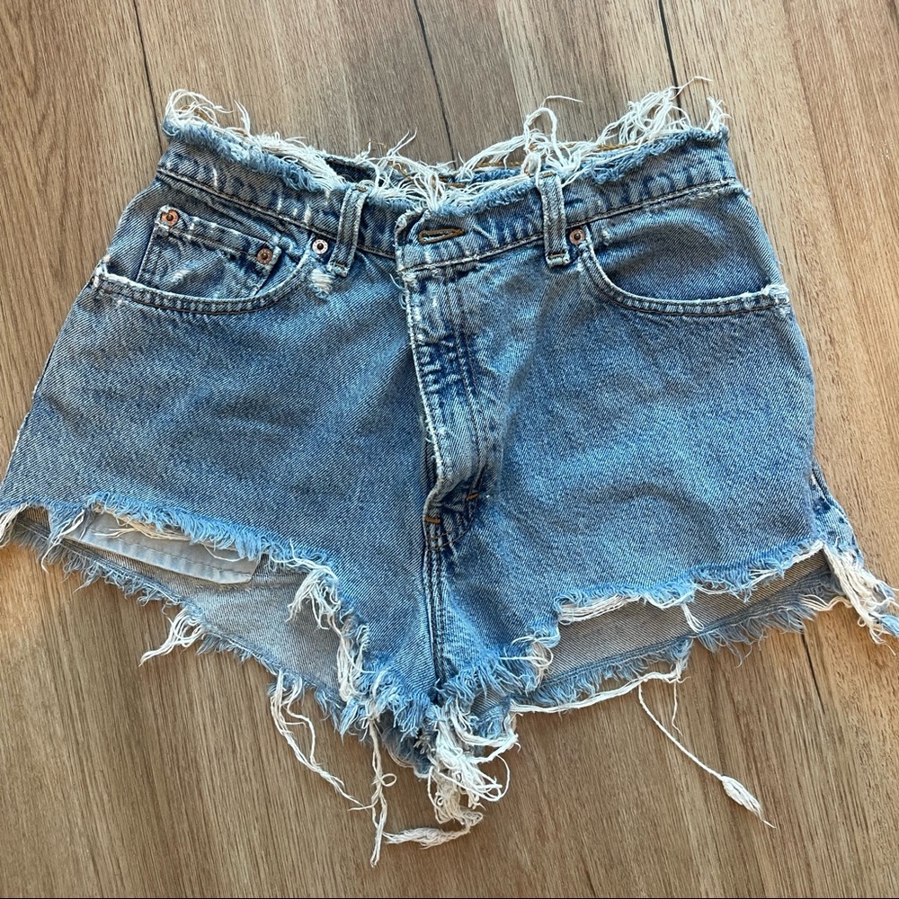 Distressed Levi’s Denim